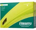 Maxfli Straightfli Golf Balls Matte Yellow