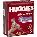 Huggies Little Movers Diapers, Disney Baby, 5 (Over 27 lb) - 104 diapers