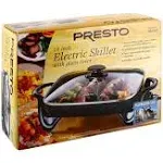 Presto Cast Aluminum Electric Skillet with Glass Lid, 16"