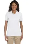 Jerzees 437W - Ladies SpotShield Jersey Polo Black - XL