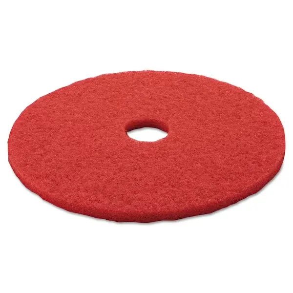 3M 5100 Red Buffer Pad, 13 in, 5/Case