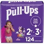 Pull-Ups Girls' Potty Training Pants, 2t-3t (16-34 lbs) - 124 ct