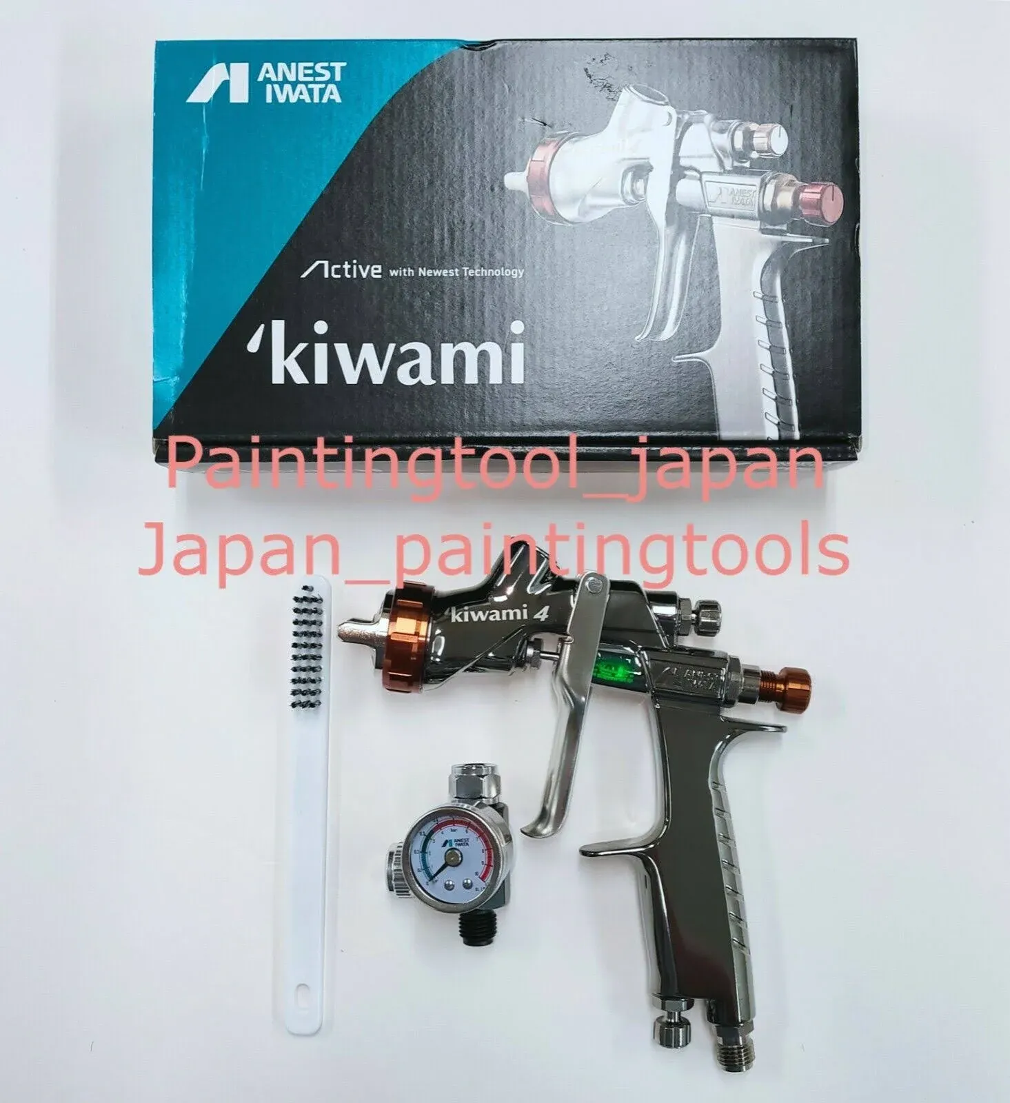 Anest Iwata KIWAMI4-13BA4 1.3mm Spray Gun Without Cup