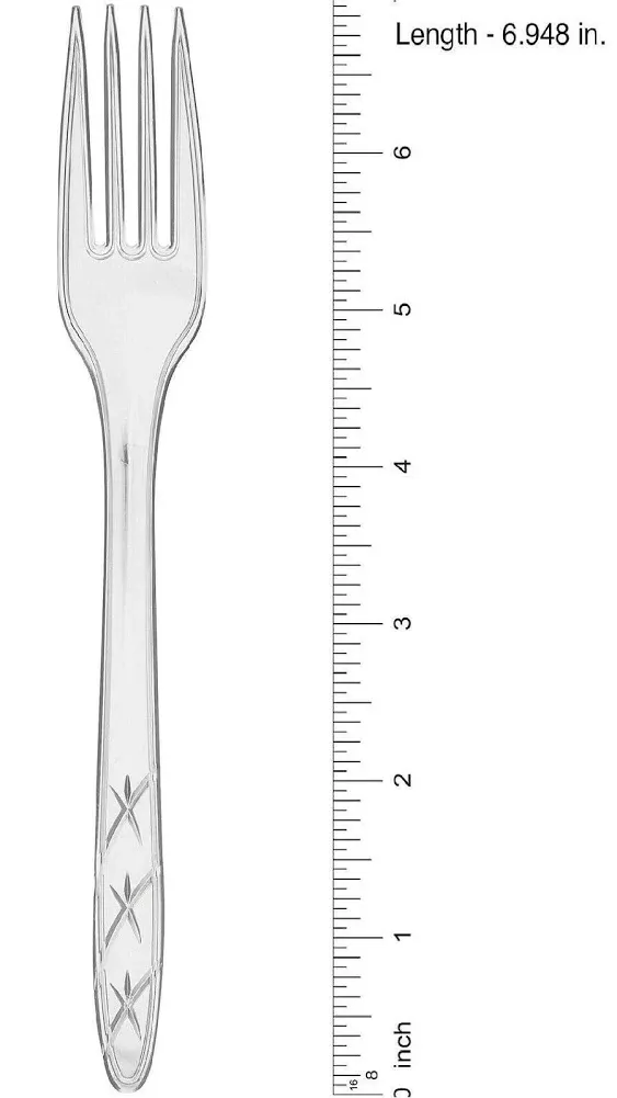 Member's Mark Heavyweight Clear Plastic Forks