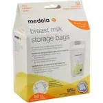 Medela Pump and Save Breast Milk Bags 50 Count ORIGINAL Baby Storage 6 oz 180 ml