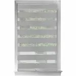 Achim Celestial Sheer Cordless Double Layered Window Shade