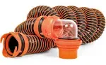 Camco Rhinoextreme 20ft Sewer Hose Kit - 4-in-1 Elbow Caps (39867)