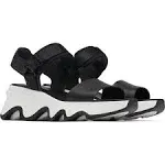 Sorel Kinetic Impact Y-Strap High Sandal - Women's Black/Sea Salt, 8.5