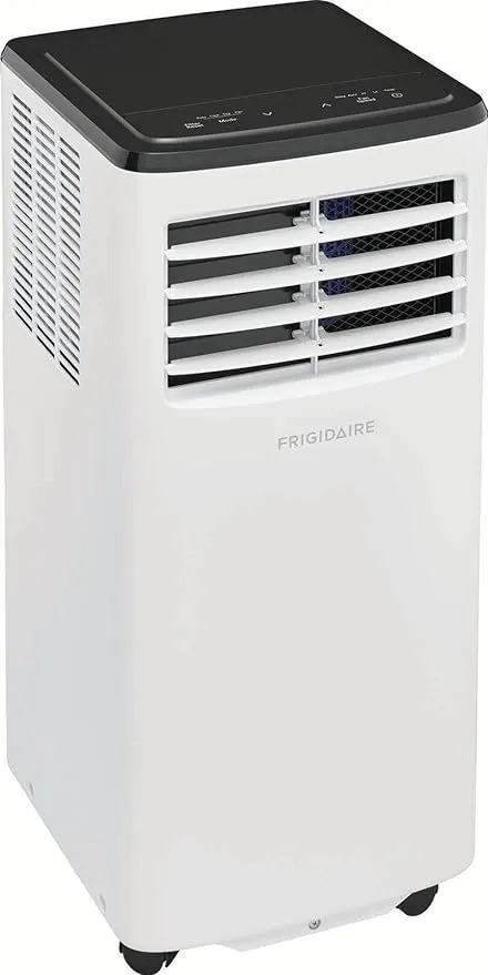 Frigidaire FHPC082AC1 Portable Room Air Conditioner, 8,000 BTU (ASHRAE)/5,500 BTU (DOE) with a Multi-Speed Fan, Dehumidifier Mode, Easy-to-Clean Washable Filter, in White