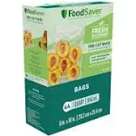 FoodSaver Heat-Seal Bags, Pre-Cut, Quart Size - 44 bags