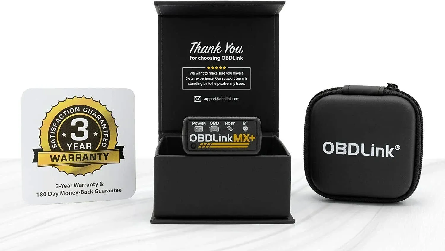 OBDLink MX+ OBD2 Bluetooth Scanner for iPhone, Android, and Windows