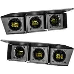 Oracle Lighting 5890-006 Ford Bronco Triple LED Fog Light Kit for Steel Bumper