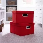 Household Essentials Storage Bins with Lids, 2ct.