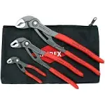 Knipex 9K0080122US 3 Piece Cobra Pliers Set w/Keeper