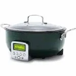 GreenPan Elite 6-Quart Essential Smart Skillet - Ponderosa Pine