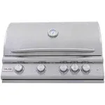 Blaze Premium LTE+ 32 inch 4-Burner Gas Built in Grill with Rear Infrared Burner, Natural Gas