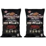 Bear Mountain BBQ Premium All Natural Hardwood Mesquite Smoker Pellets (2 Pack)