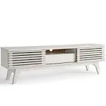 Modway Render 59&#034; Modern Style Particleboard Wood TV Stand in White