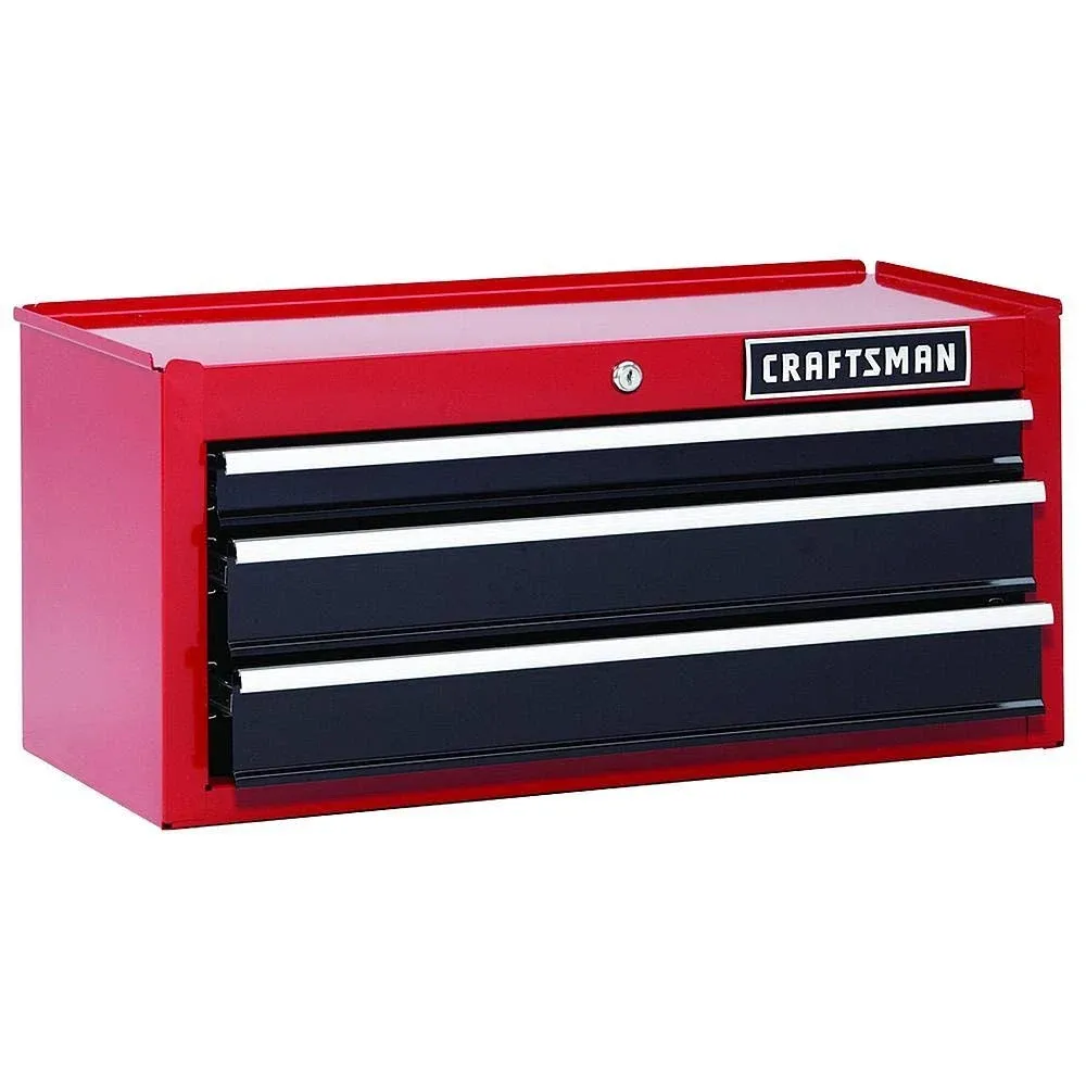 Craftsman 2000 Series 26-in W x 12.25-in H 3-Drawer Steel Tool Chest (Red ...