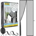 Heavy Duty Magnetic Screen Door - Hands Free - Keeps Bugs Out - 38&#034;x 97&#034;