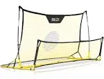 SKLZ Unisex Quickster Soccer Trainer Goalnet, Black/Yellow, One Size EU