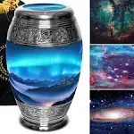 Aurora Borealis Cremation Urns for Human Ashes | adamsbargainshop