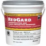 RedGard 1 Gal. Elastomeric Waterproofing and Crack Prevention Membrane