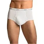 2014 NWT Hanes Men&#039;s White Tagless Briefs Underwear 7 Pack - Size 2X Large 44-46