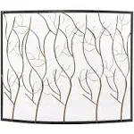 Benzara Stunning Metal Fire Screen