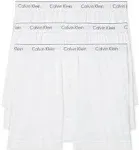 Calvin Klein 3-Pack Knit Cotton Boxers - White - Large