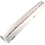 Charlotte Pipe Schedule 40 PVC Solid Pipe 3 in. D X 2 ft. L Plain End 260 psi