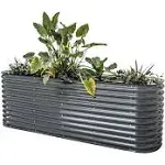 32&#034; Extra Tall Raised Garden Bed Kits, 9 in 1 Modular Raised Planter Box for Veg