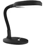 Natural Sunlight Desk Lamp with Adjustable Gooseneck (Black)