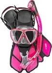 Cressi Bonete Pro Dry Set, Translucent Pink, S/M