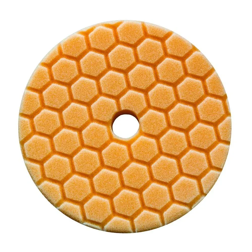 Chemical Guys Hex Orange Logic Quantum Medium Cut Polishing Pad 6.5&#034; *NEXT DAY*