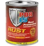 POR-15 45108 Clear Rust Preventive Coating - 1 Pint