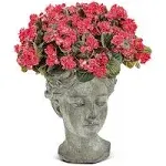 Abbott Collection 27-GODDESS-535-XS XS Women Head Planter-6.5" H, 6.5, Grey