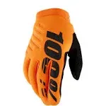 100% Brisker Gloves - Orange