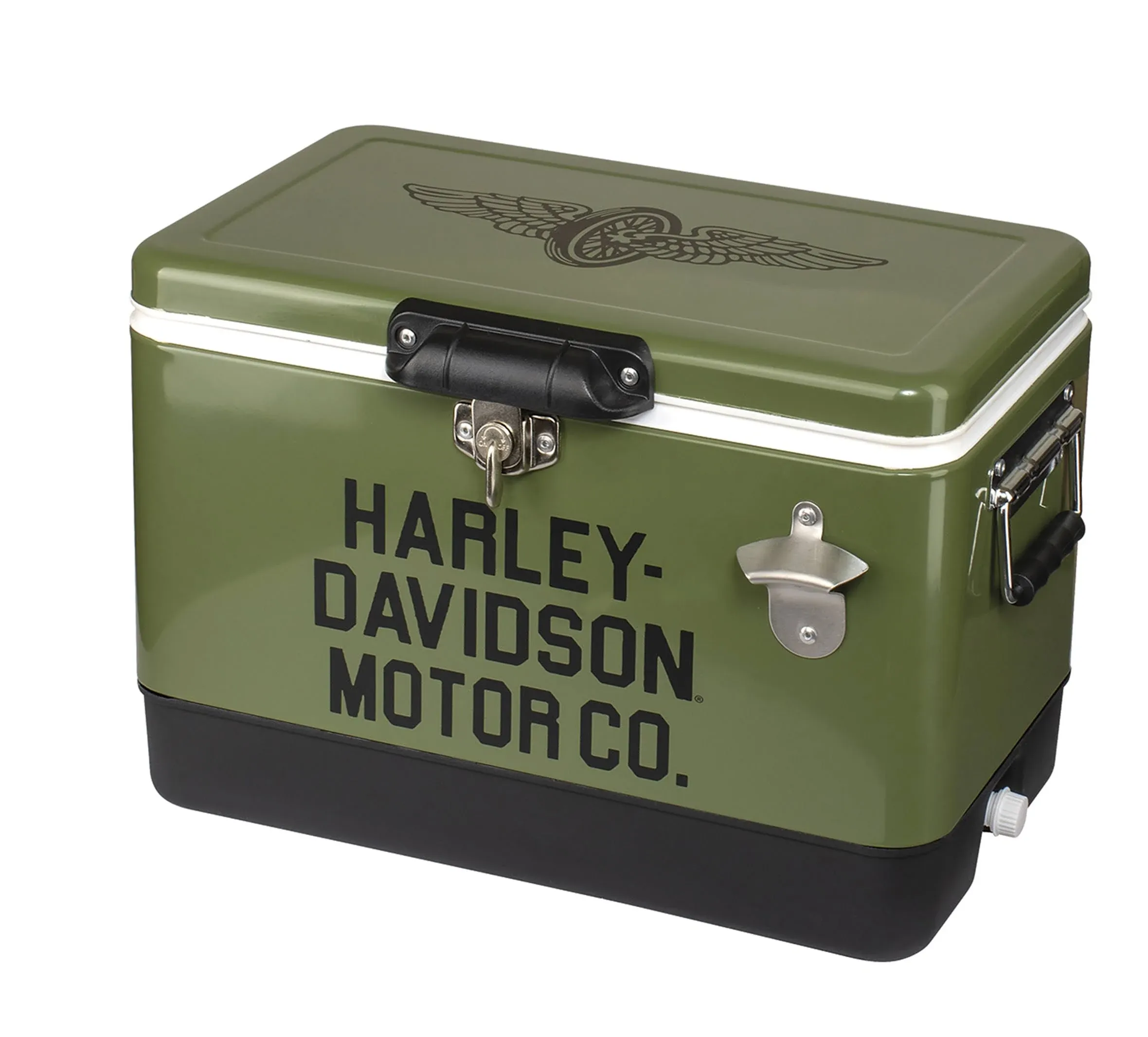 Harley-Davidson 26 Qt. Motor Company Logo Retro Metal Cooler HDL-10076