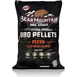 Bear Mountain BBQ 100% Natural Hardwood Pecan Sweet Flavor Pellets, 20 Pounds