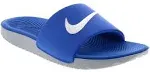 Nike Kawa Little/Big Kids' Slides in Blue, Size: 2Y | 819352-400