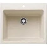 Blanco Liven Dual Mount Laundry Sink - Soft White