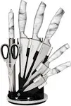 Kitchen Knife Set with Rotating Block 7-Piece Set | Multiple Styles | 