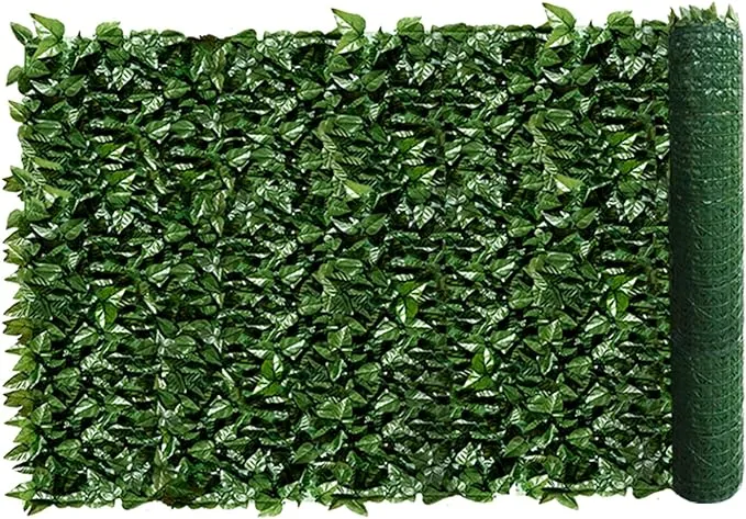 Patio Paradise 6' x 8' Faux Laurel Leaves Privacy Fence Screen with Backing Artificial Leaf Vine Hedge Outdoor Decor-Garden Backyard Decoration Panels Fence Cover - 1 Piece