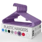 Utopia Home Plastic Hangers 20 Pack - Skirt Hangers  Assorted Colors , Sizes 