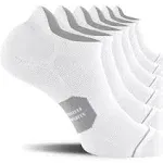 CS CELERSPORT 6 Pack Men's Running Ankle Socks with Cushion, Low Cut Athletic Tab Socks