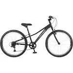 Retrospec Dart 24” Kids’ Bike 7-Speed (8-11 Years) Matte Black