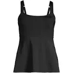 Lands' End Women's Flutter Scoop Neck Tankini Top