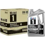 Mobil 1 FS European Car Formula Full Synthetic Motor Oil 0W-40