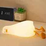 GCCATE Lying Flat Duck Night Light LED Squishy Lamp Dimmable Soft